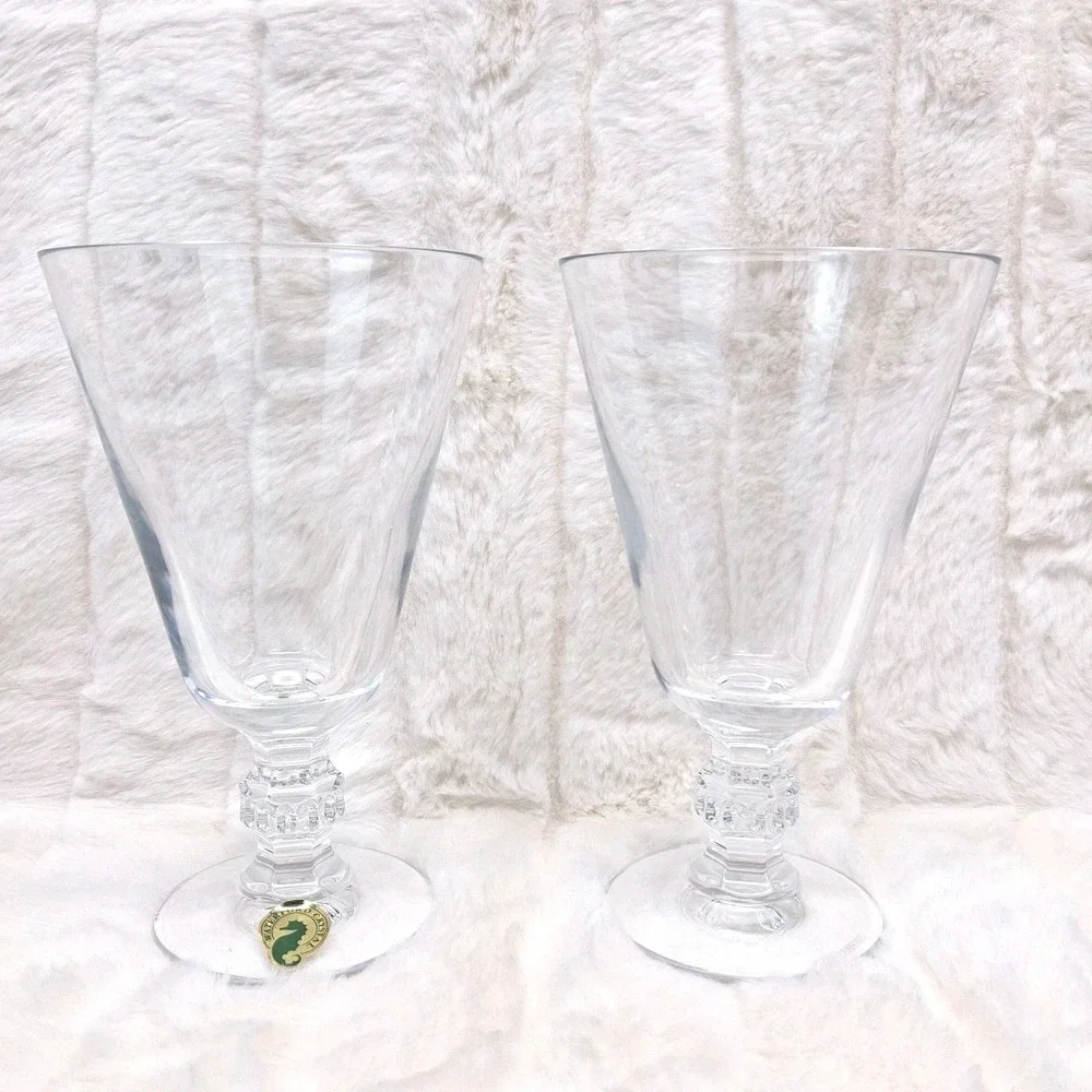 Waterford Ashton Lane Wine Glasses Stemware Set Clear Crystal Discontinued